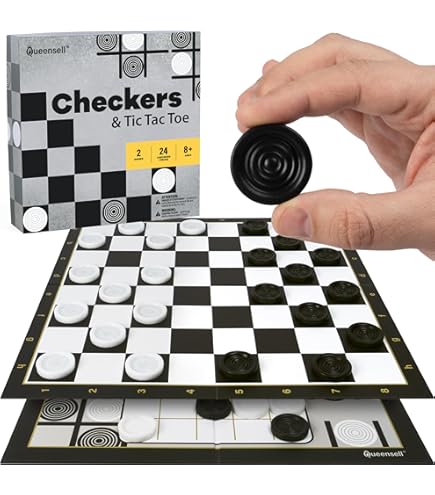 Maple Landmark 50322 BASIC CHECKERS SET, Board Games - Amazon Canada